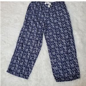 Disney Parks Mickey Paisley Cotton Pajama Pants | M